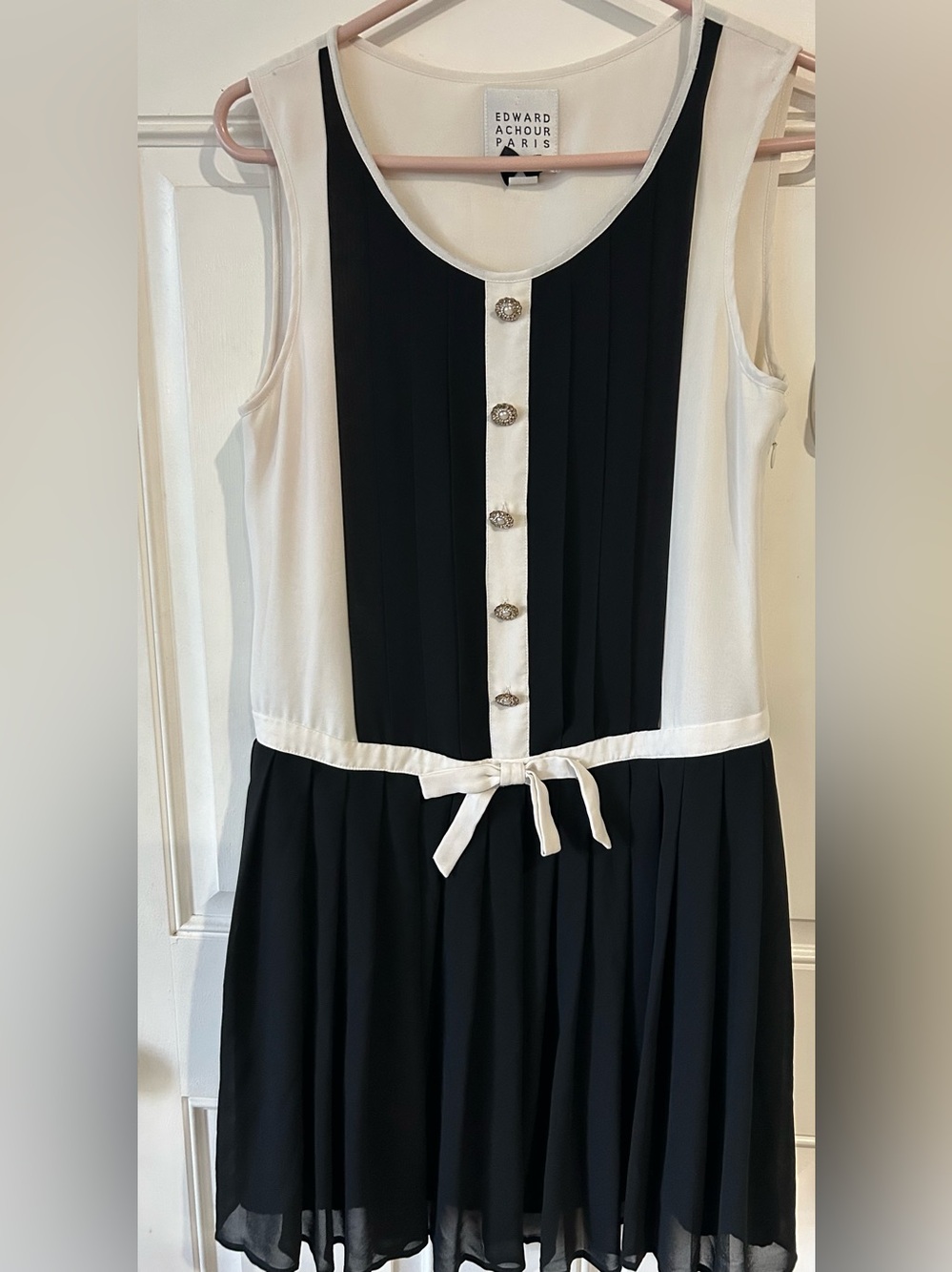 EDWARD ACHOUR PARIS SLEEVELESS DRESS